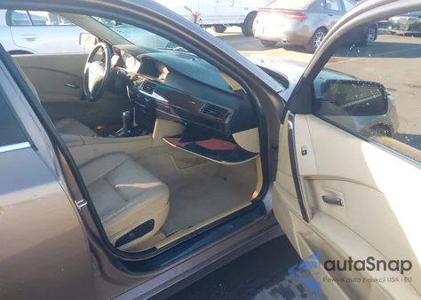 2007 BMW 530I из США, поврежденный, VIN WBANE73577CM45476